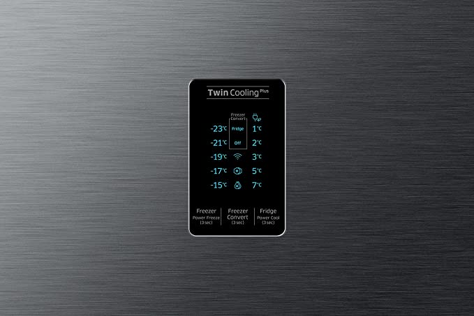 Samsung 322 L 2 Star Convertible 5In1, Digital Inverter Frost Free Double Door Refrigerator (RT37C4512BX/HL, Luxe Black 2023 Model) Samsung 322 L 2 Star Convertible 5In1, Digital Inverter Frost Free Double Door Refrigerator (RT37C4512BX/HL, Luxe Black 2023 Model)